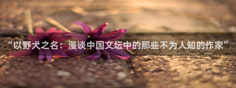 酷漫屋网入口页面：“以野犬之名：漫谈中国文坛中的那些不为人知的作家”