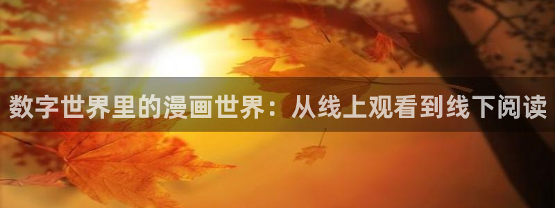 酷漫屋免费漫画入口页面：数字世界里的漫画世界：从线上观看到线下阅读
